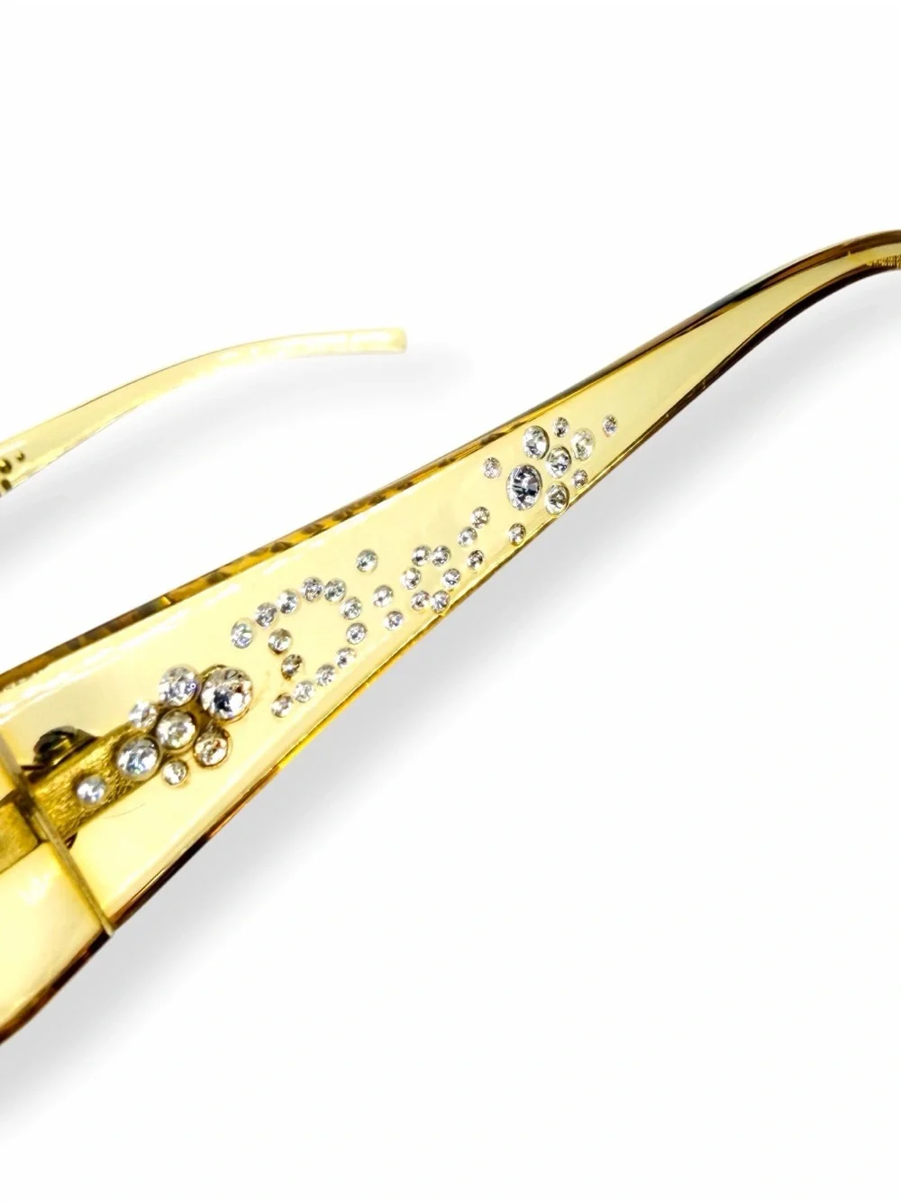Vintage Christian Dior Diorlight Translucent Sunglasses, Swarovski Prescription
